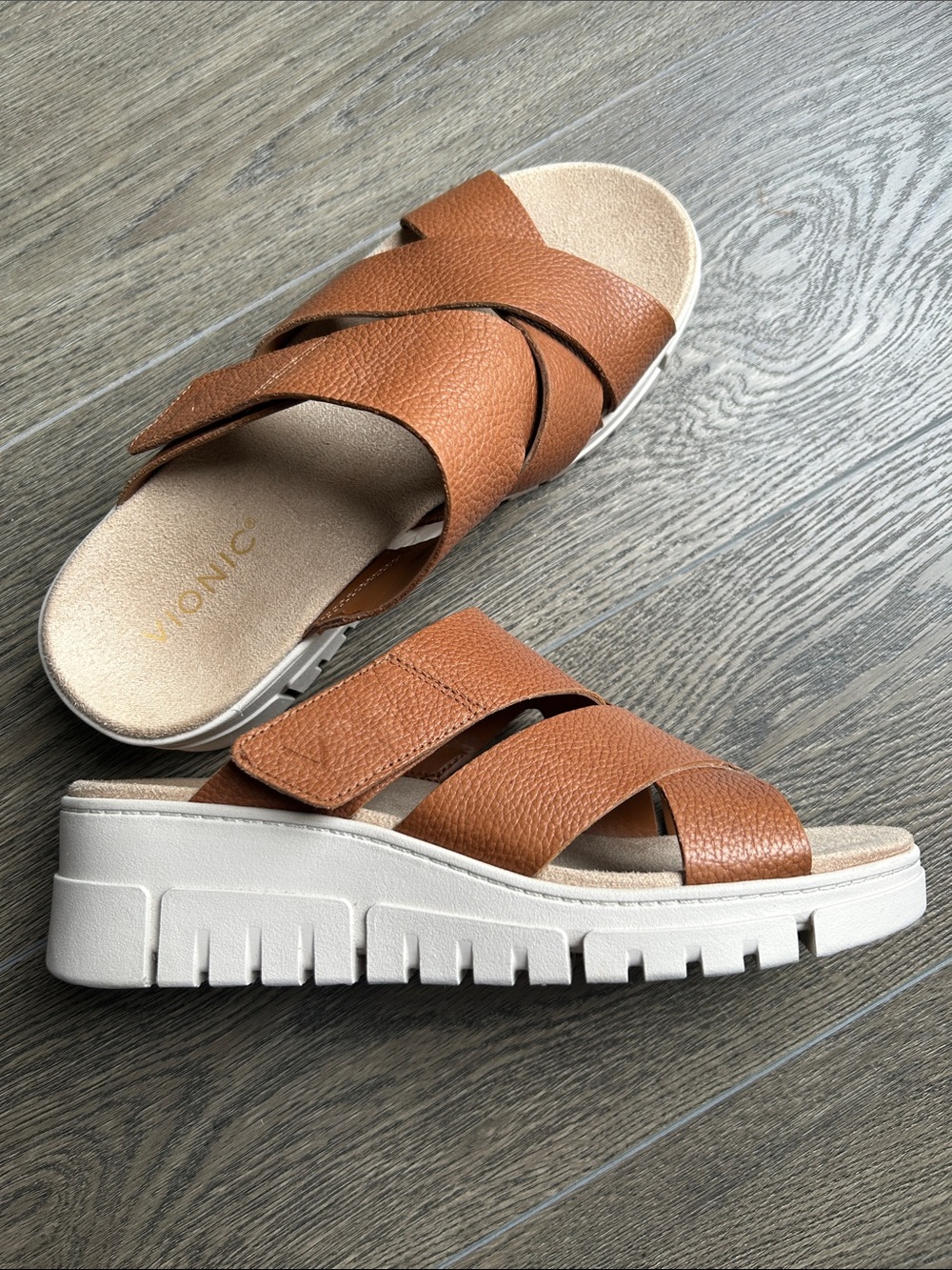 Vionic Chunky Wedge Sandals